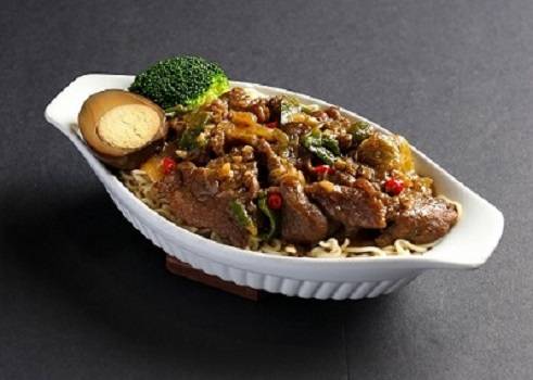 Taiwanese Satay Beef Dry-Stirred Noodle 台式沙茶牛肉撈一丁