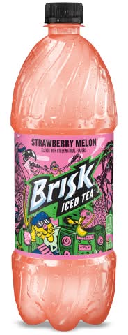 Brisk Iced Tea, Strawberry-Melon (1 L)