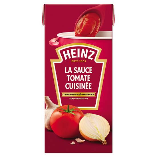 Heinz - Sauce tomate cuisinée à l'ail et à l'oignon