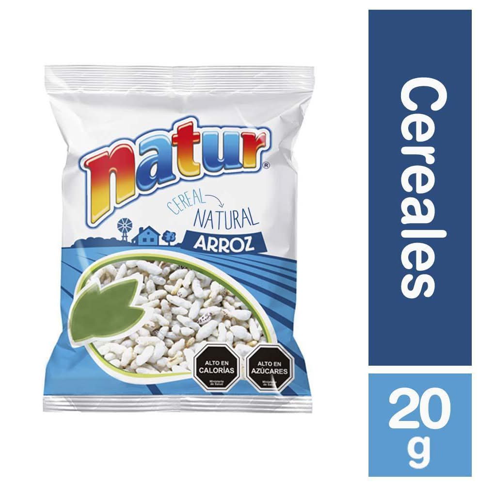 NATUR · Cereal de arroz natural (20 g)
