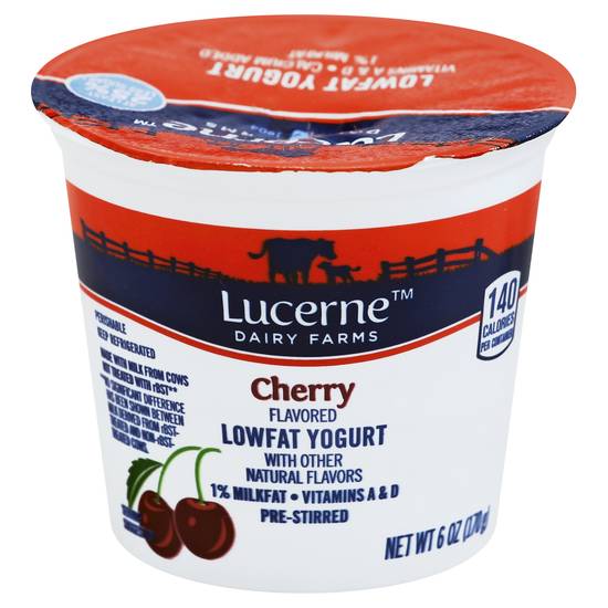 Lucerne Cherry Flavored Yogurt