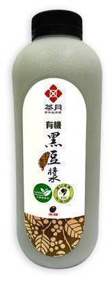 茶月-有機黑豆漿(微甜)(大)(940ml/瓶)