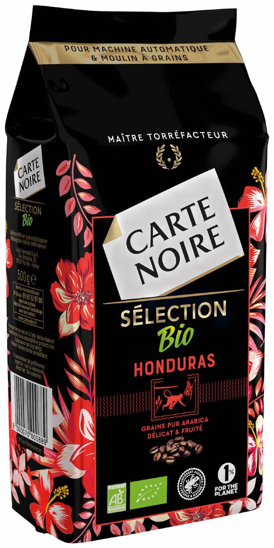 Carte Noire - Café grain sélection honduras bio