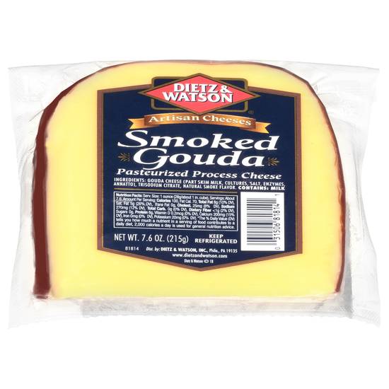 Dietz & Watson Artisan Smoked Gouda Cheese (7.6 oz)