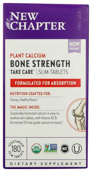 New Chapter Plant Calcium Bone Strength Dietary Supplement (180 tablets)