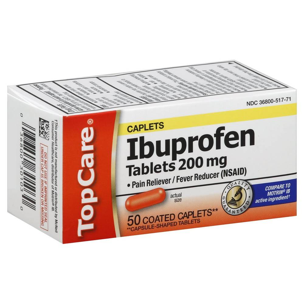 TopCare Pain Relief Ibup (50 caplets)