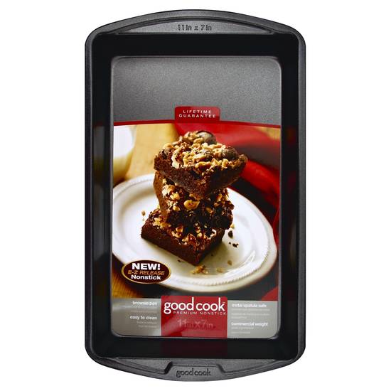 Good Cook Premium 11" X 7" Nonstick E-Z Release Brownie Pan (1 pan)