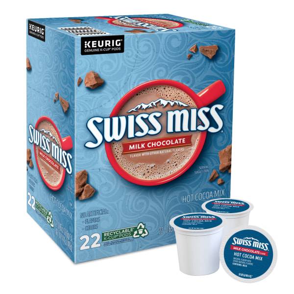 Swiss Miss Hot Cocoa Single-Serve K-Cup (14.3 oz, 22 ct)