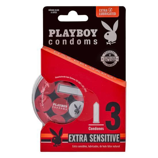 Playboy Preservativo Sensible 3Pz