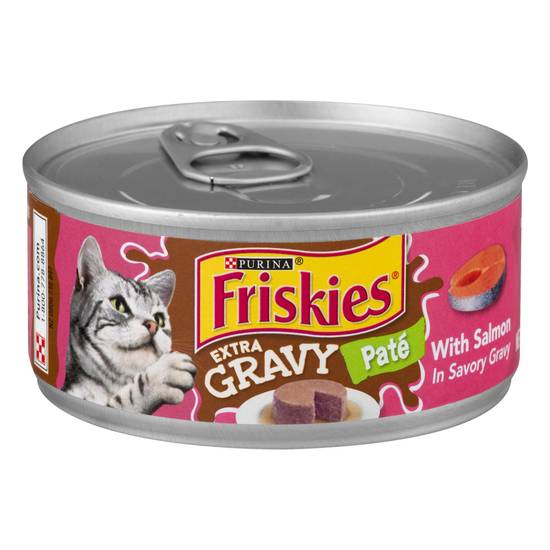 Friskies Extra Gravy Pate With Salmon in Savory Gravy Cat Food