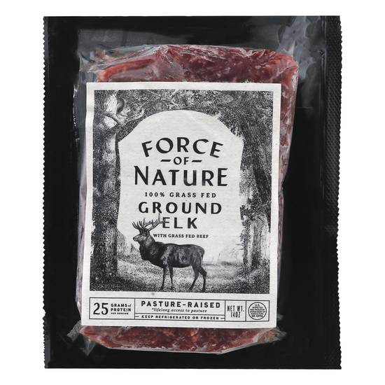 Force Of Nature 100% Grass Fed Ground Elk