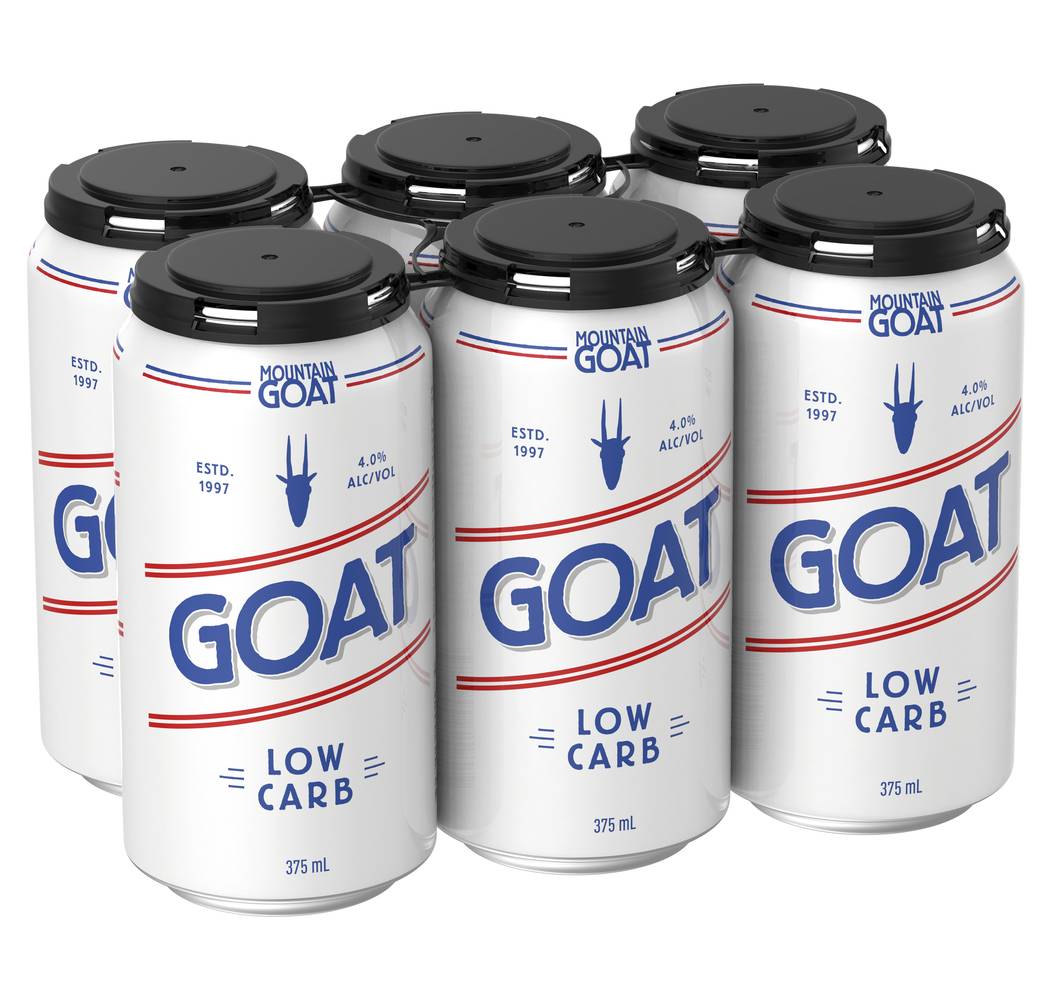 Mountain Goat Low Carb Can 375mL X 6 pack