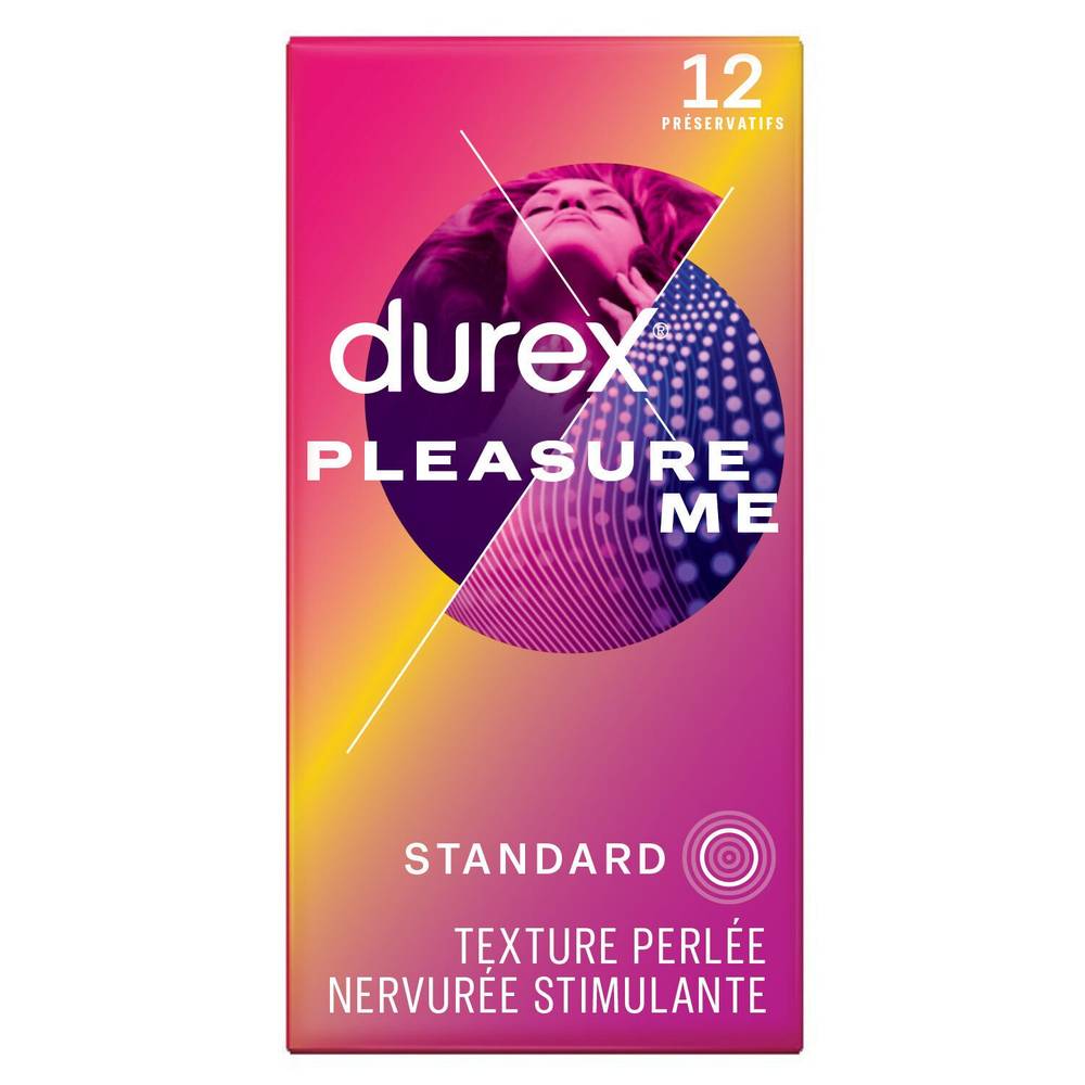 Durex - Préservatifs standard pleasure me