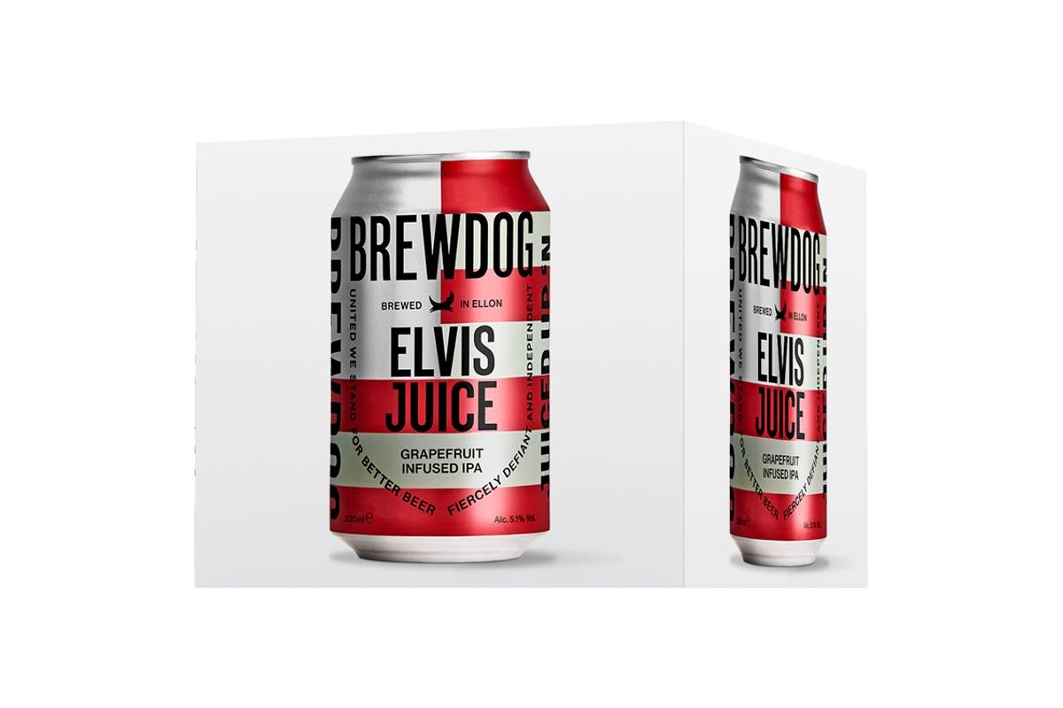 BrewDog Elvis Juice Grapefruit Infused IPA 4 x 330ml