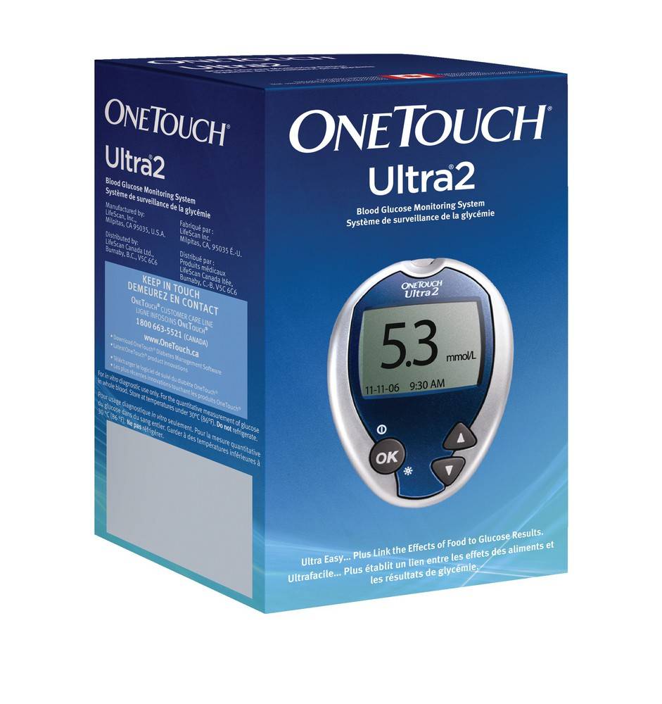 OneTouch Ultra2 Blood Glucose Monitoring System (1 unit)