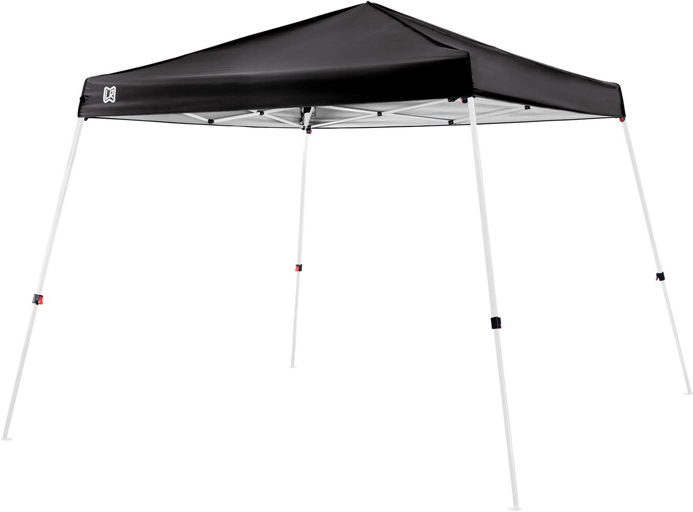 Lookout Recreation 10' x 10' Instant Up Slant Leg Canopy (Black)