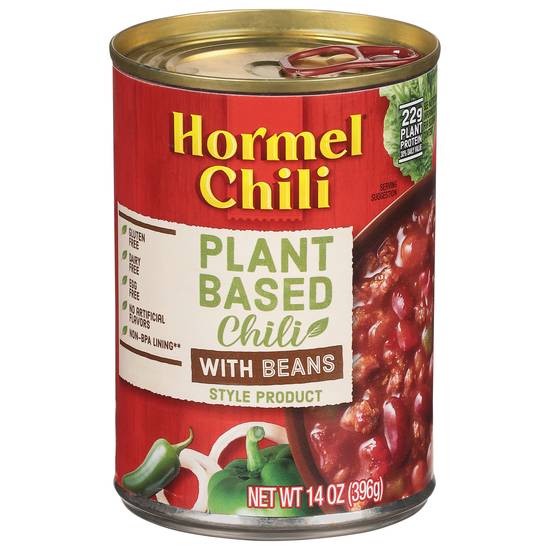 Hormel Chili Plant Based Chili With Beans
