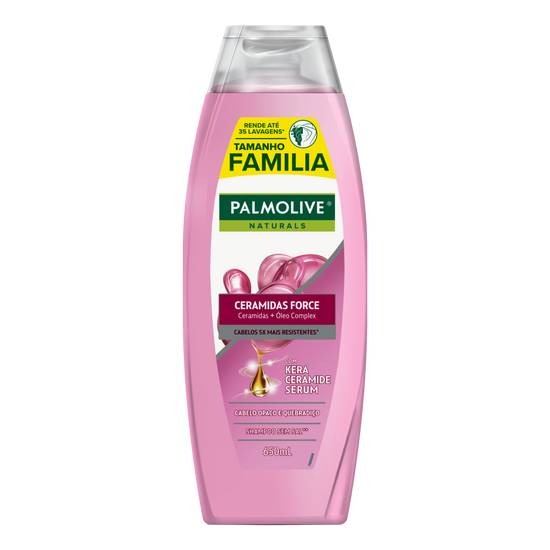 Palmolive shampoo sem sal naturals ceramidas force (650ml)