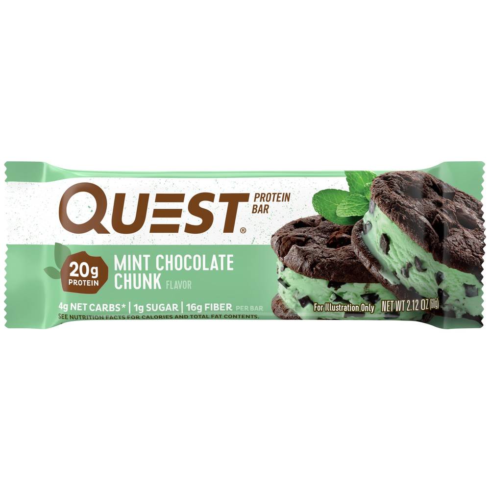 Quest Bar - Mint Chocolate Chunk (1 Bar)