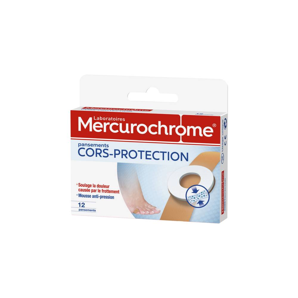 Mercurochrome - Pansements cors protection (12g)