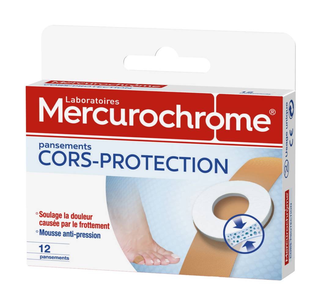Mercurochrome - Pansements cors protection (12g)