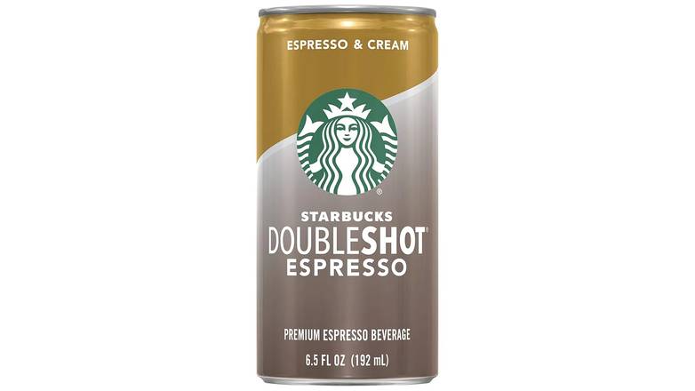 Starbucks Double Shot Espresso & Cream Beverage