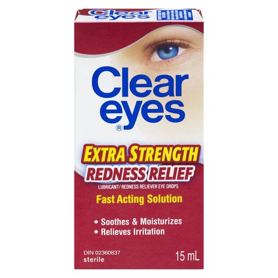 Clear Eyes Extra Strength Redness Relief (15 ml)