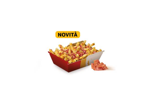 Le Ricche Fries Cheese&Bacon con extra bacon
