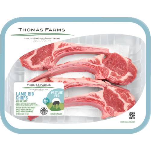 Thomas Farms Lamb Rib Chops (Avg. 0.7lb)