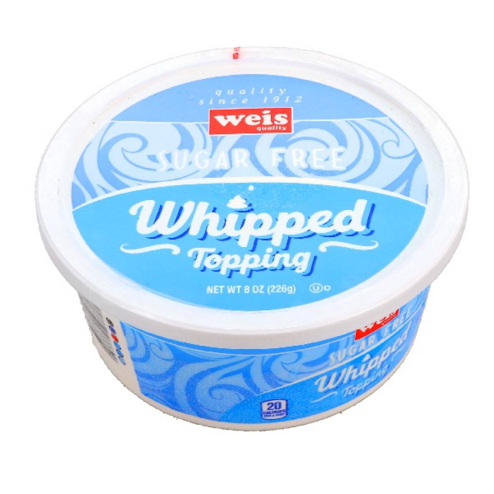 Weis Quality Whipped Topping Sugar Free