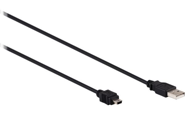Ativa® Mini USB 2.0 Device Cable, 6', Black, 26861