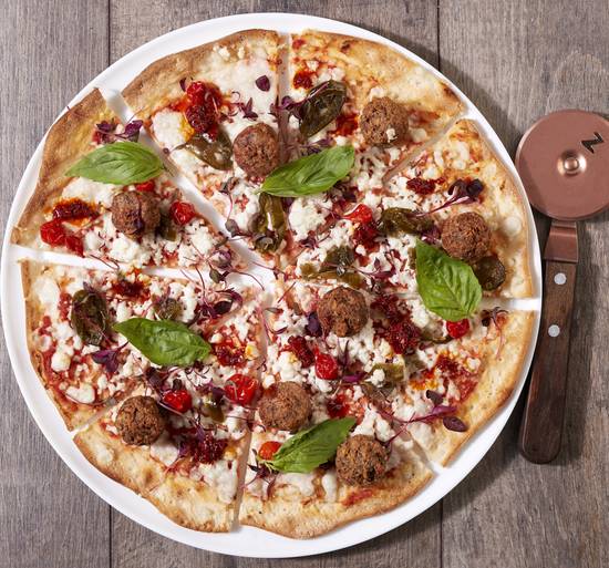 NEW ⭐ Non-Gluten Vegan Harissa 'Meatball' Pizza (V) (Ve)