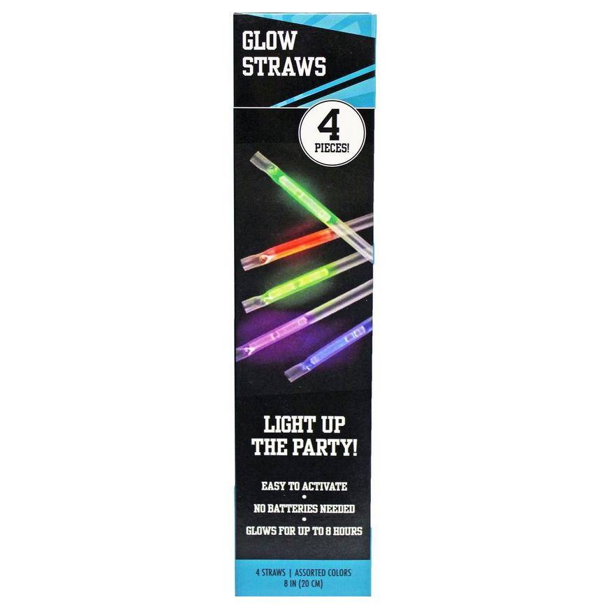 Light-Up Straws 4ct