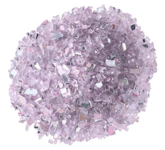 Purple Crushed Glass Decor By Ashland