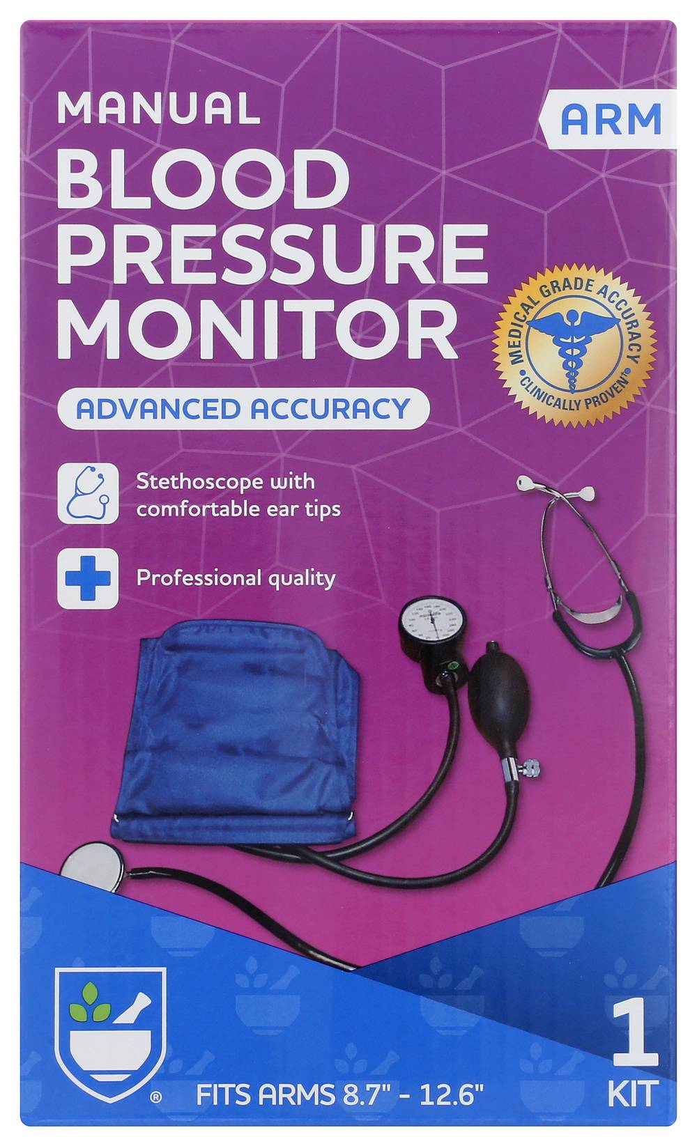Rite Aid Pharmacy Manual Blood Pressure Cuff Monitor (1 ct)