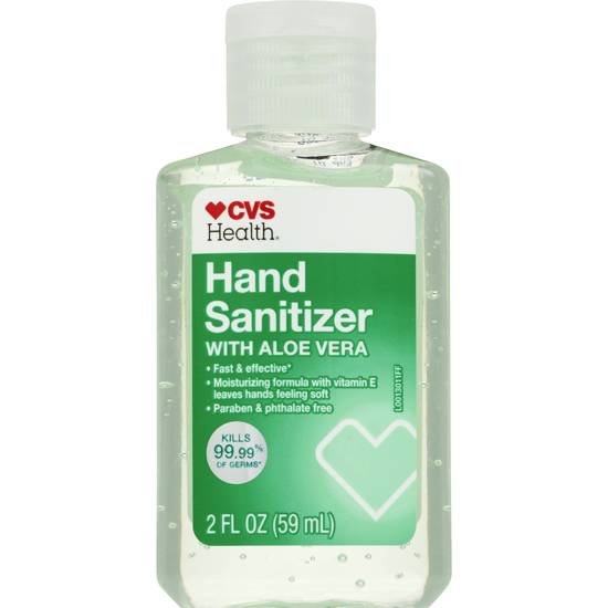 CVS Health Aloe Vera Hand Sanitizer, 2 OZ