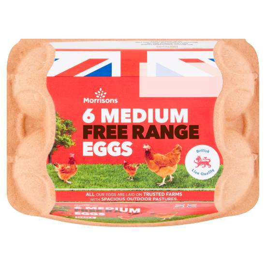 Morrisons Free Range Eggs (6 pack)