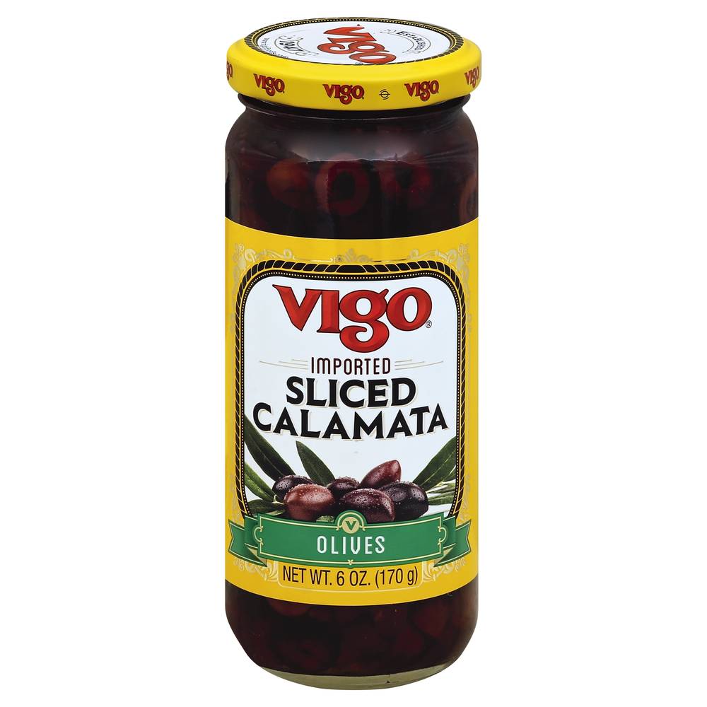 Vigo Imported Sliced Calamata Olives