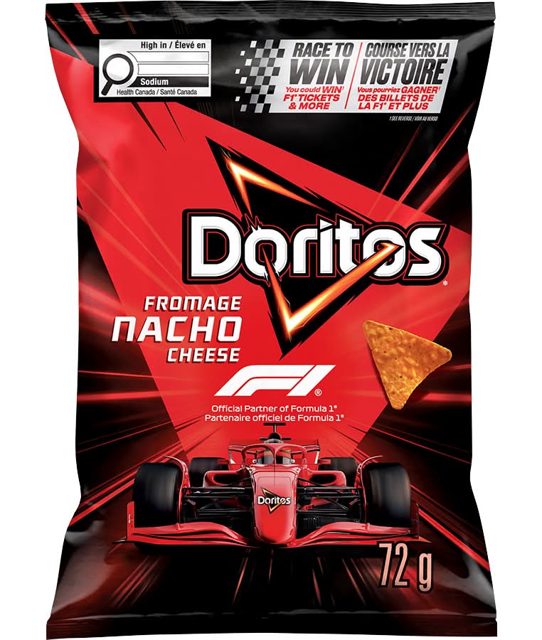 Doritos Tortilla Chips, Nacho Cheese (72 g)