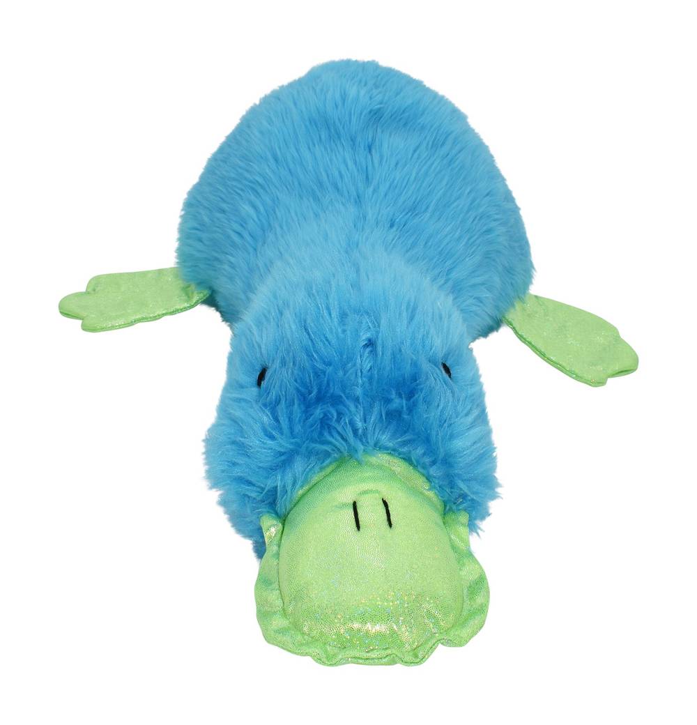 Multipet Jumbo Duckworth Plush Dog Toy, Blue