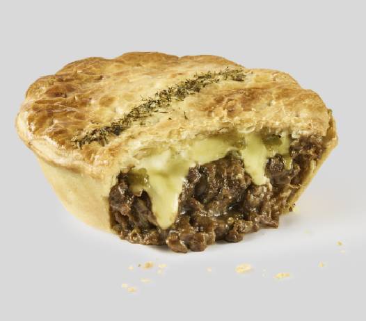 Steak, Cheese & Jalapeño Pie