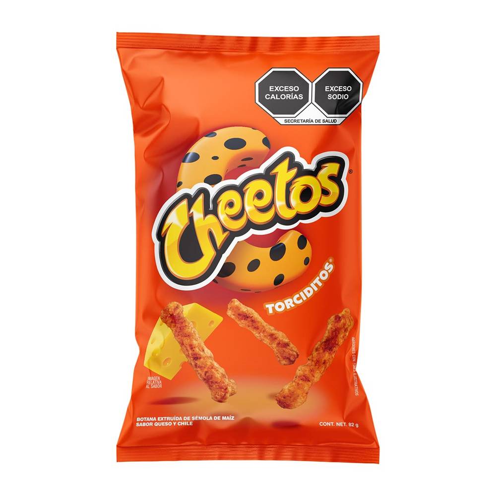 Cheetos · Botana torciditos de maiz inflado, queso (82 g)