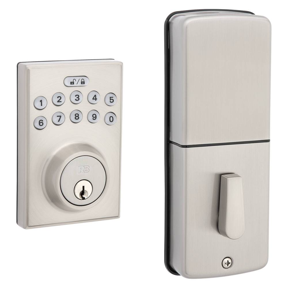 RELIABILT Bragg Satin Nickel Electronic Deadbolt with Keypad | 90180-039