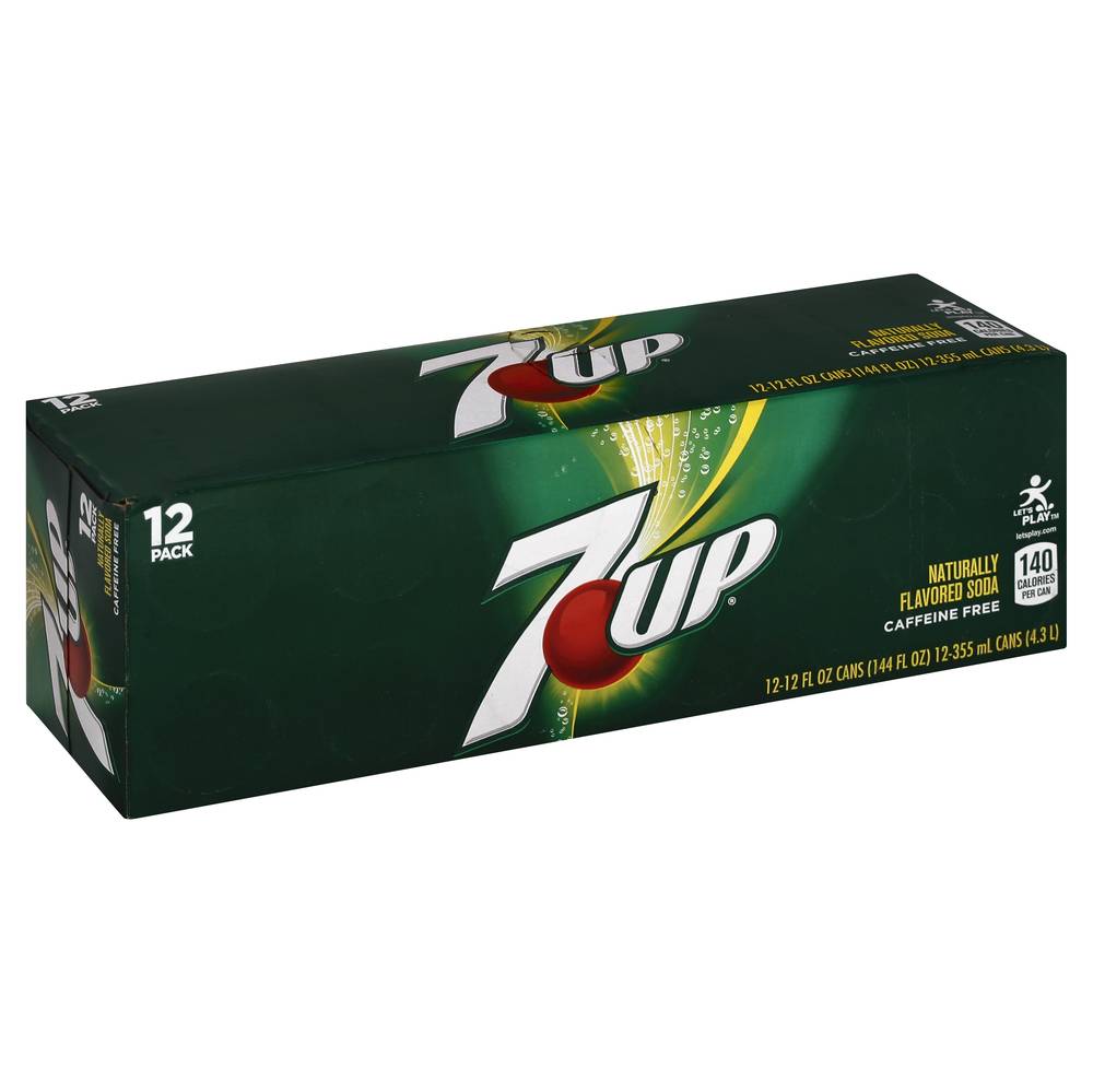 7-Up Lemon Lime Flavored Soda (12 pack, 12 fl oz)