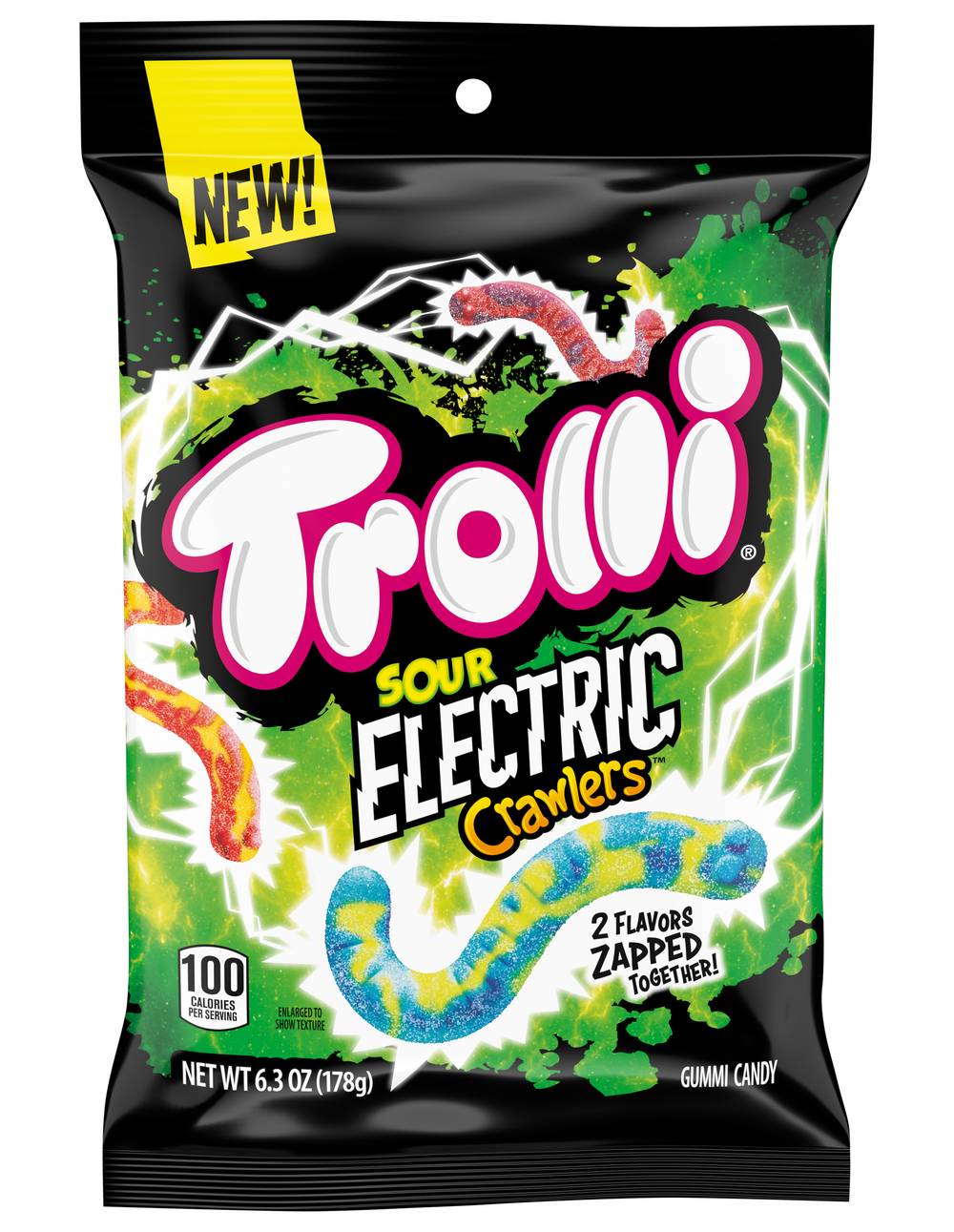 Trolli Electric Crawlers, Assorted Flavors (6.3 oz)