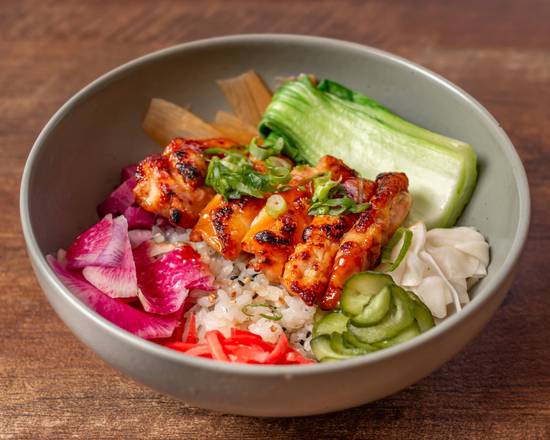 Chicken Teriyaki Rainbow Rice Bowl