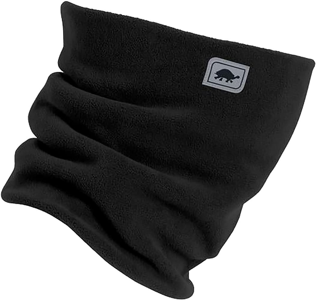 Turtle Fur Youth Fleece Double Layer Neck Gaiter (Black, 7-12)