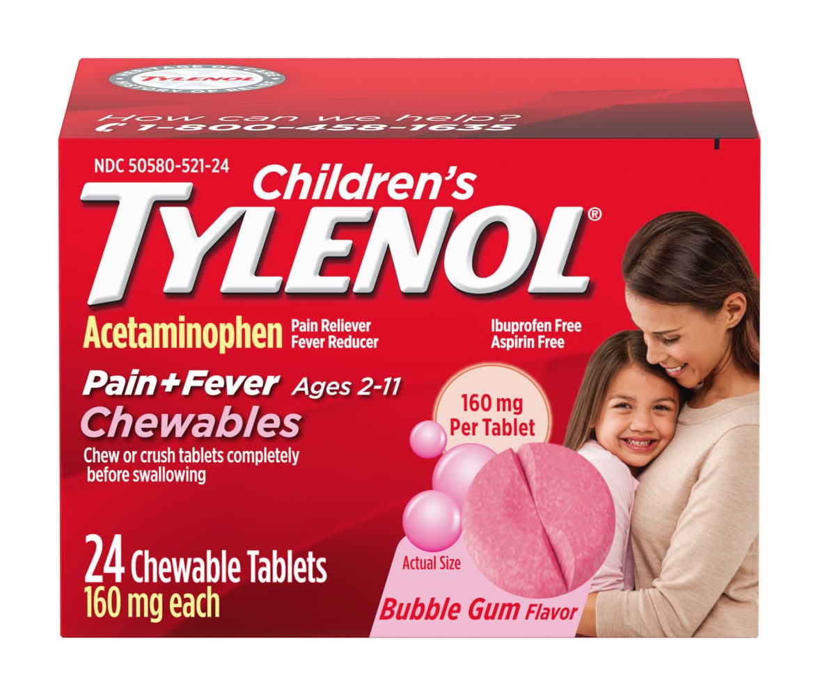 Tylenol Children's Acetaminophen Pain Relief & Fever Reducer (1 oz)