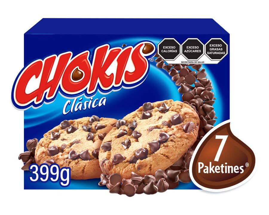 Chokis · Clásica galletas con chispas, chocolate (7 un)