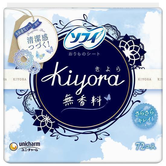 ソフィＫｉｙｏｒａ無香料７２枚:4903111375592